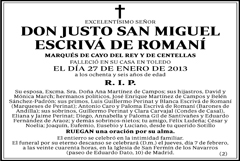 Justo San Miguel Escrivá